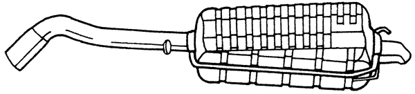 Rear Muffler (25659)