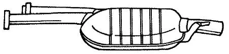 Centre Muffler (35415)
