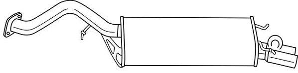 Rear Muffler (65655)