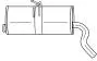 Rear Muffler (20634)