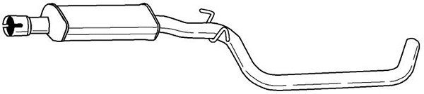 Centre Muffler (60480)