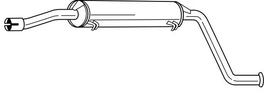Centre Muffler (72404)
