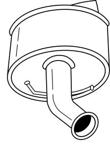 Rear Muffler (11615)