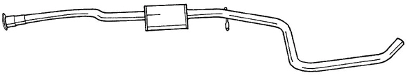 Centre Muffler (25428)