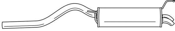 Rear Muffler (22628)