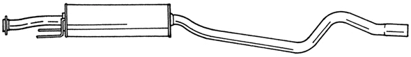 Centre Muffler (40444)