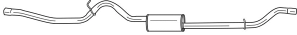 Rear Muffler (26626)