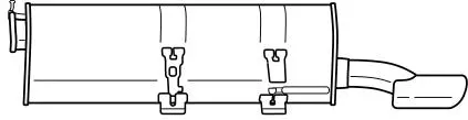 Rear Muffler (45691)