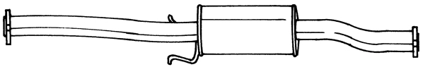 Centre Muffler (34407)