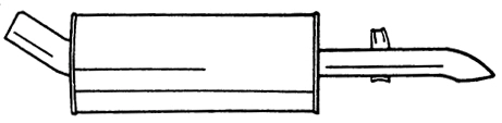 Rear Muffler (40624)