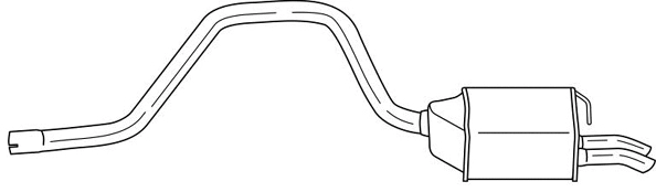 Rear Muffler (26623)