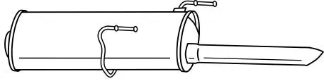 Rear Muffler (45673)