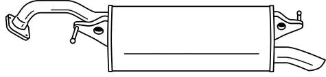 Rear Muffler (44658)