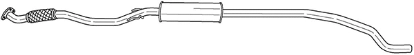 Centre Muffler (41452)
