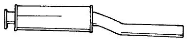 Front Muffler (53305)