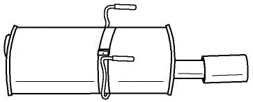 Rear Muffler (46617)