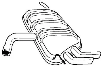 Rear Muffler (22645)