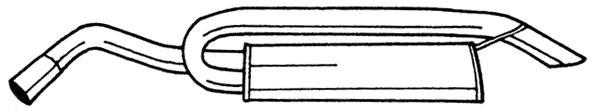 Rear Muffler (25657)