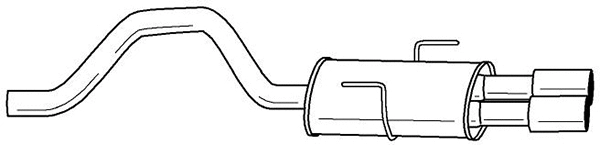 Rear Muffler (50604)
