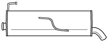 Rear Muffler (45623)