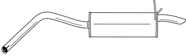 Rear Muffler (50695)
