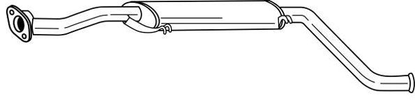 Centre Muffler (72405)