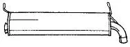 Rear Muffler (20616)
