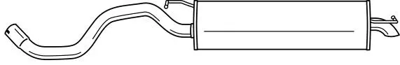 Rear Muffler (60677)