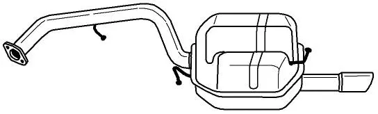 Rear Muffler (34624)
