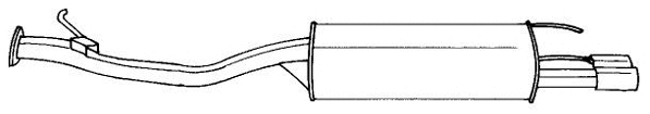 Rear Muffler (65619)