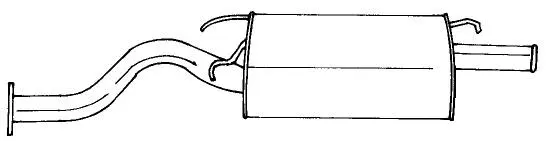 Rear Muffler (65630)