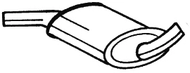 Centre Muffler (60411)