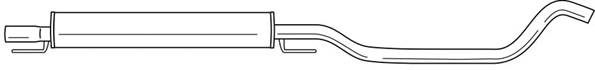 Centre Muffler (41434)