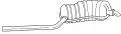 Rear Muffler (10649)