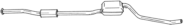 Centre Muffler (25468)