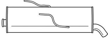 Rear Muffler (45653)