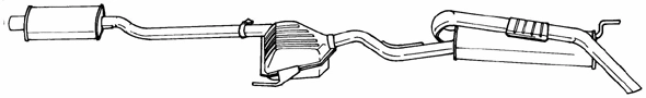 Rear Muffler (12672)