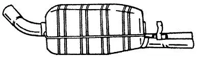Rear Muffler (40662)