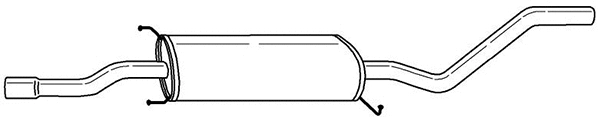 Centre Muffler (35465)