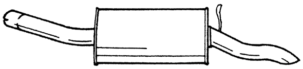 Rear Muffler (25681)