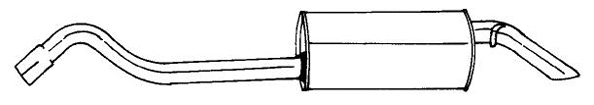 Rear Muffler (25652)