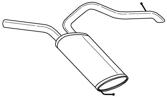 Rear Muffler (49613)