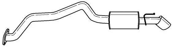 Rear Muffler (78600)