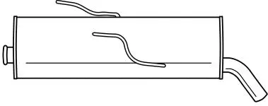 Rear Muffler (45601)