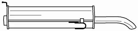 Rear Muffler (46613)