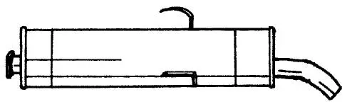 Rear Muffler (45616)