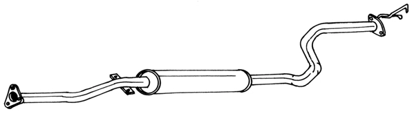Centre Muffler (23433)