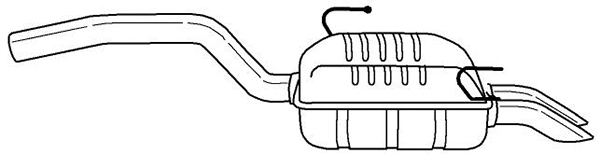 Rear Muffler (20688)