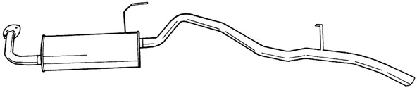 Rear Muffler (44601)