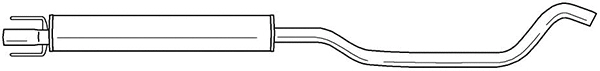Centre Muffler (41447)
